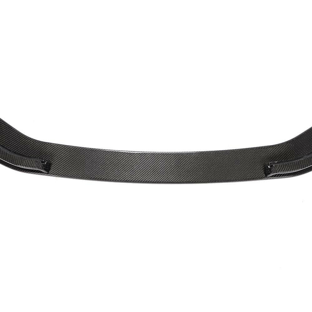 Carbon front lip center section from above, close-up (Competition Style) – Audi R8 4S (2015–2018)