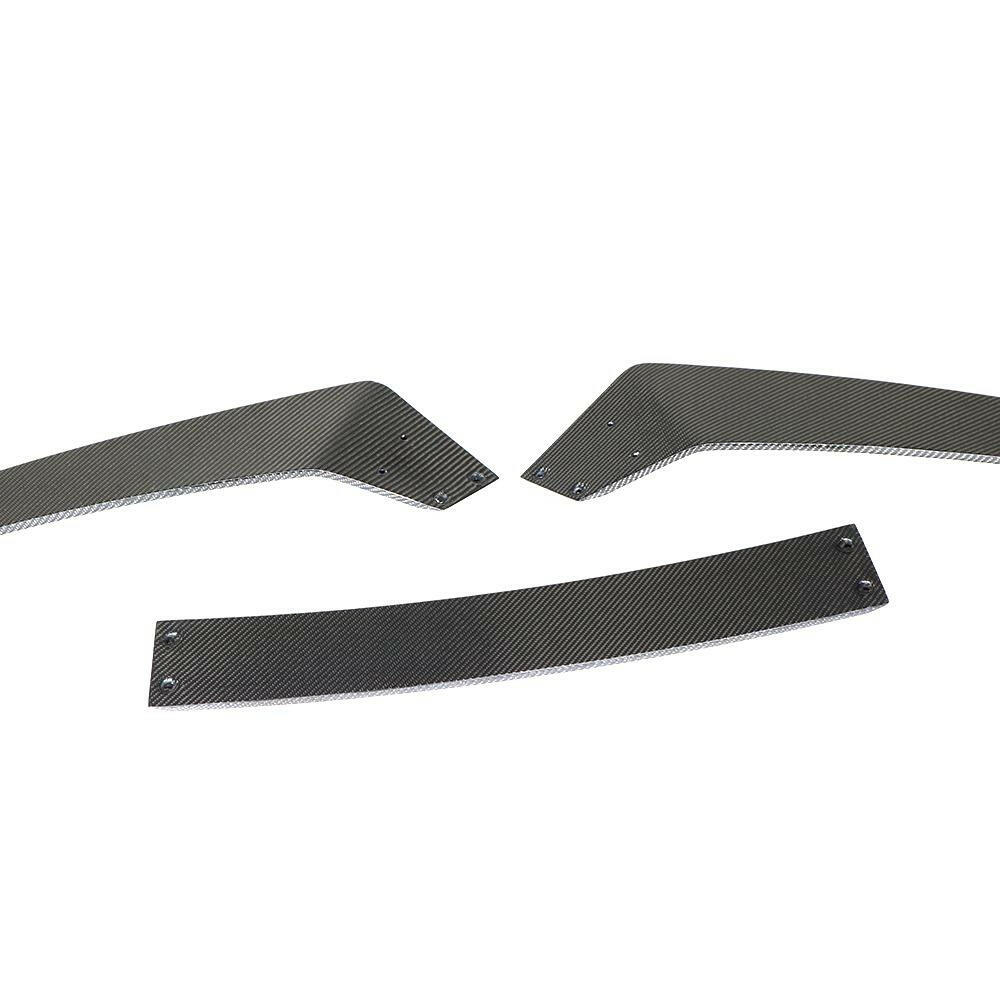 Close-up of the 3-piece carbon front lip with mounting holes (Euro V1 Style) – Audi R8 4S (2015–2018)