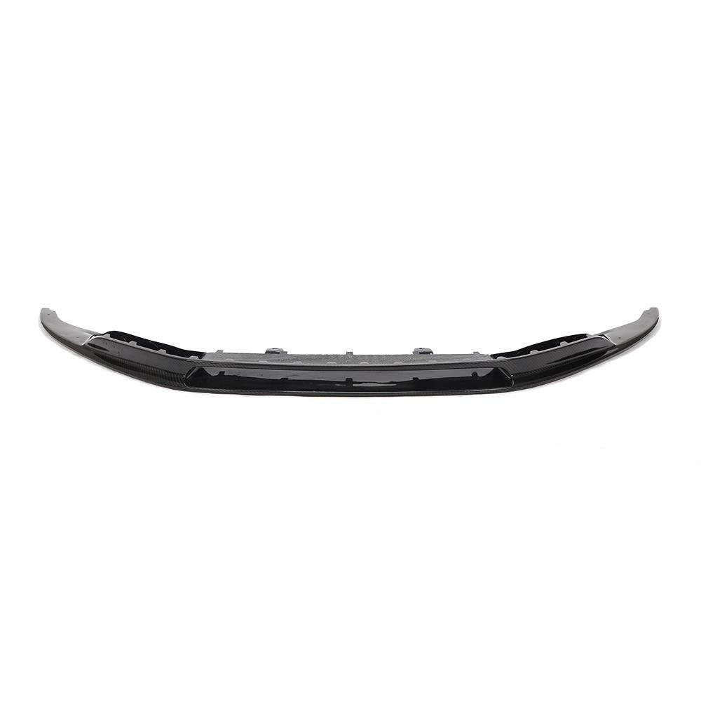 Egy darabos carbon fiber első splitter szemből, fehér háttér előtt (VRS Style) – Audi R8 4S (2015–2018)