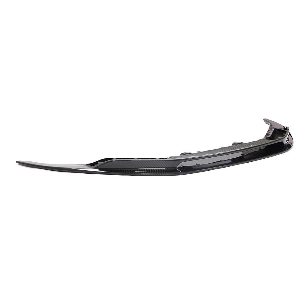 One-piece carbon fiber front lip, 3/4 view (VRS Style) – Audi R8 4S (2015–2018)