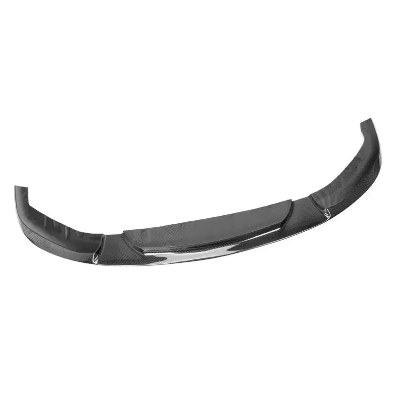 Carbon front lip photographed from the front at a low angle (3D Style) – BMW G30 5 Series