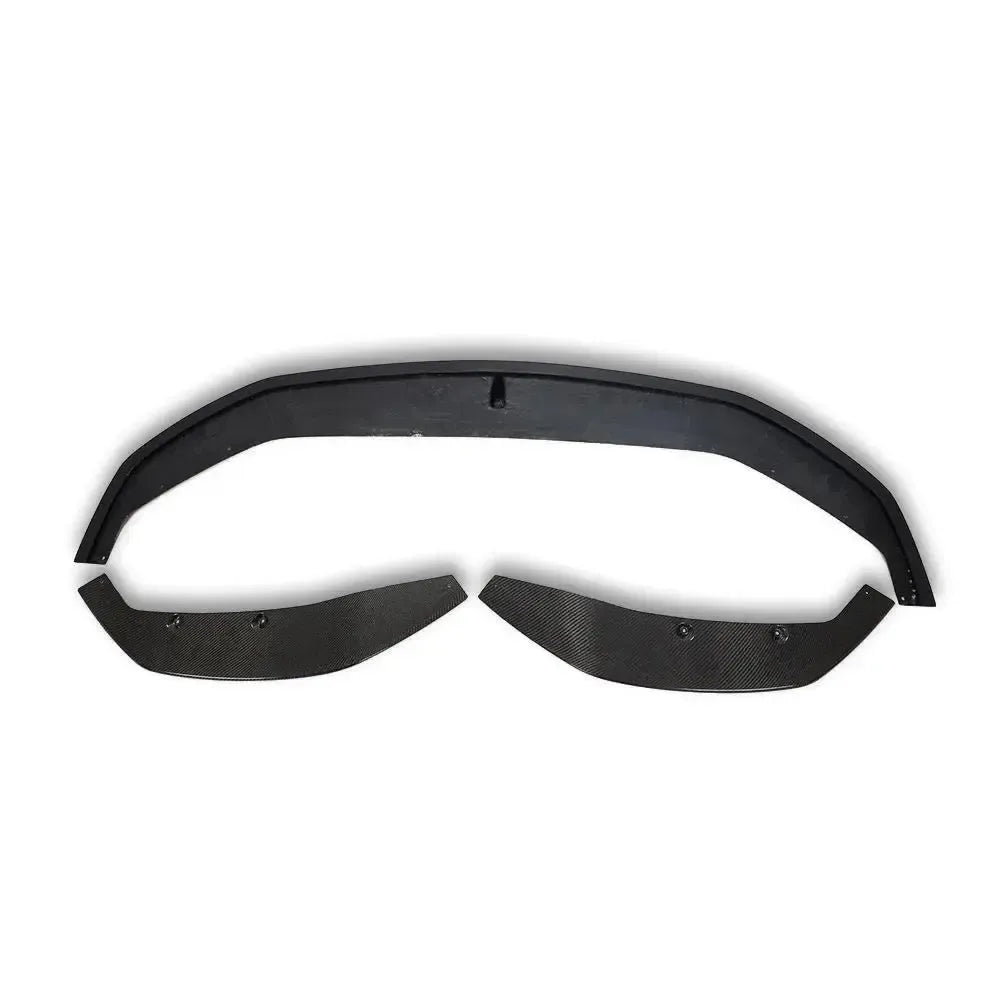 Three-piece carbon front lip, top view (AC Style) – BMW G30 5 Series