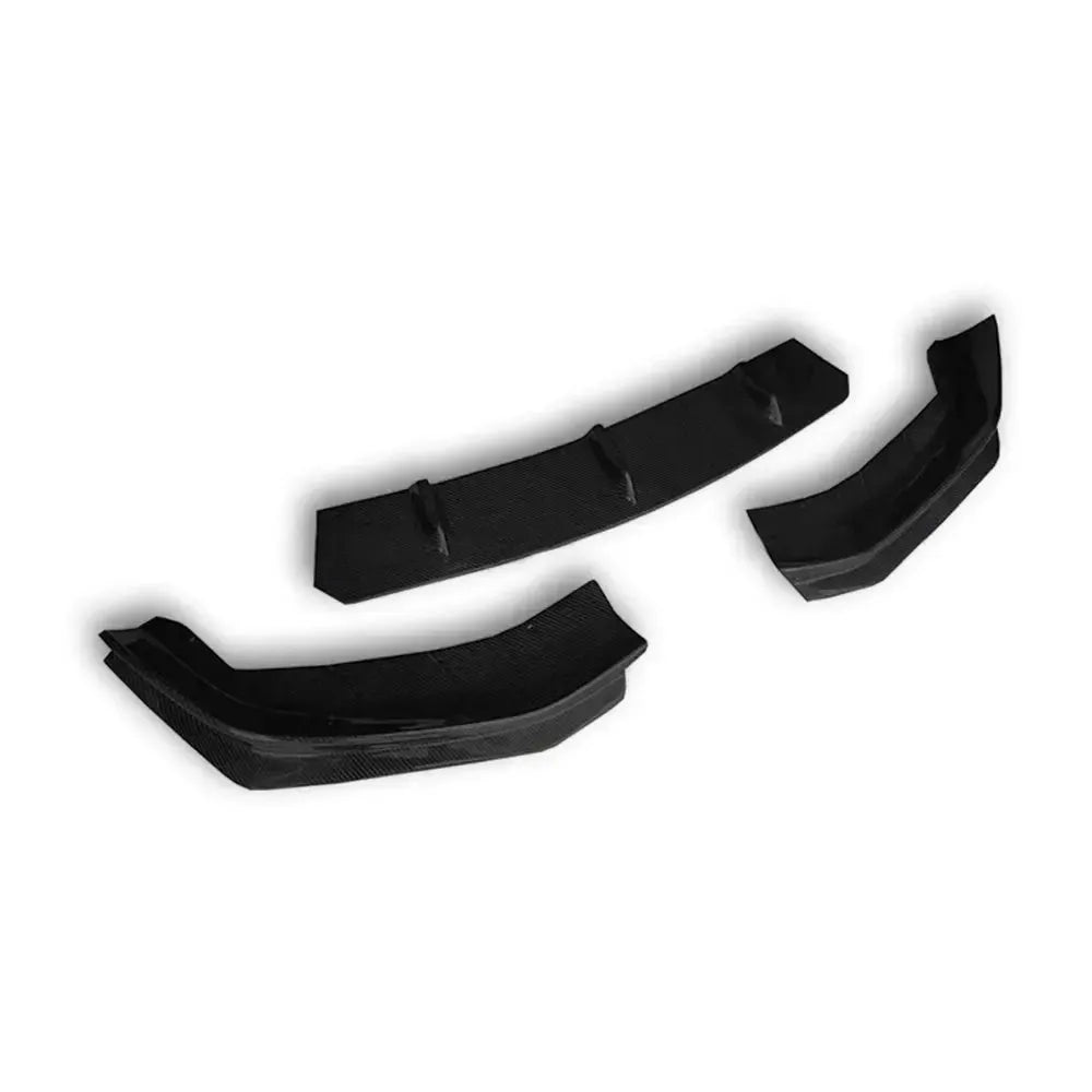 Three-piece carbon fiber front lip, rear view (FD Style) – BMW G30 5 Series