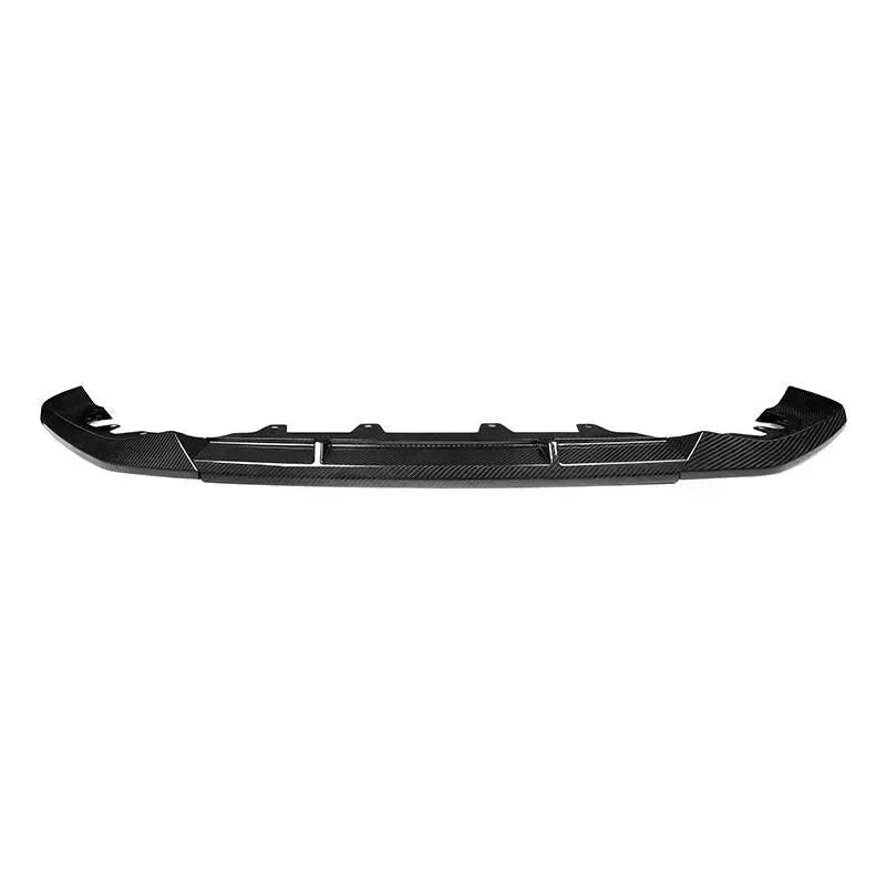 Carbon front lip assembled, low front view (MP Style) – BMW G30 5 Series