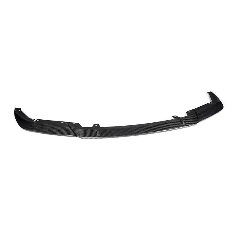 Assembled carbon fiber front lip, low front view (Signature Style) – BMW F90 M5