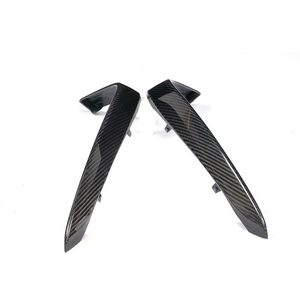 The two upper air intake trims standing upright, front view – Mercedes-AMG C63 W205 / C205