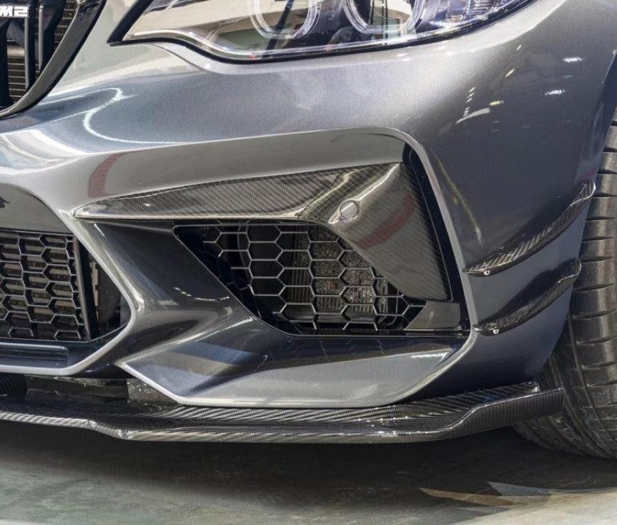 Első lökhárító felső splitterek BMW F87 M2 – Felső splitter pár – M2 Competition