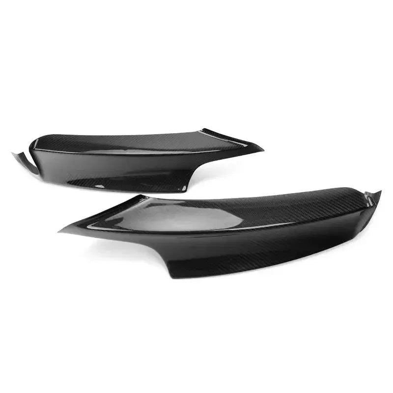 Két carbon első sarok splitter elölről, alulnézetből (MP Style) – BMW F30 3-as sorozat