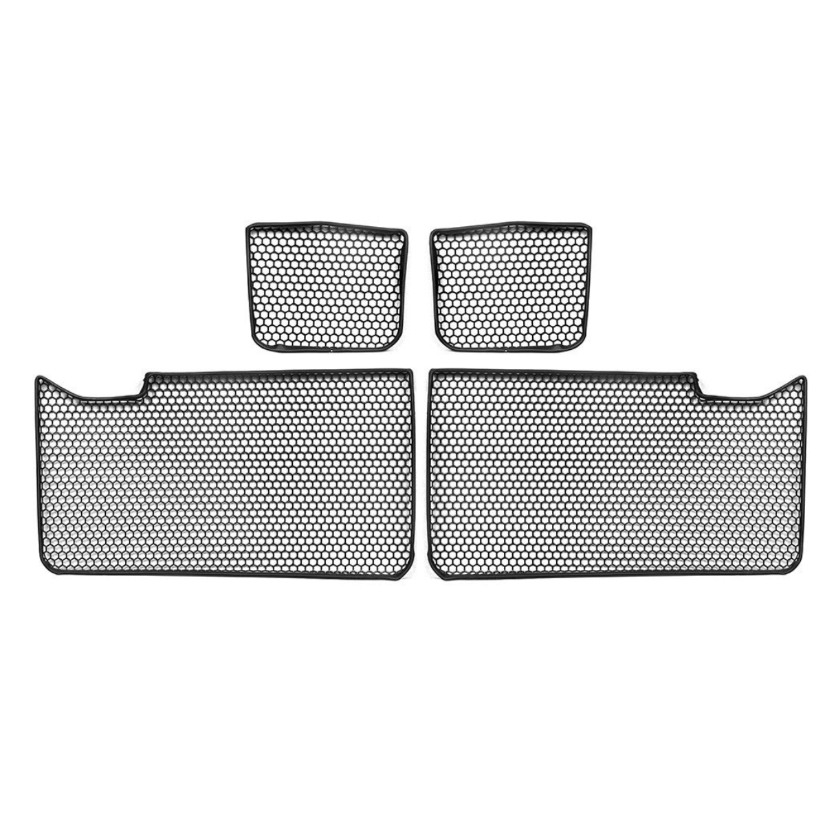 Black aluminum honeycomb grille insert set, 4 pcs – BMW G90 M5