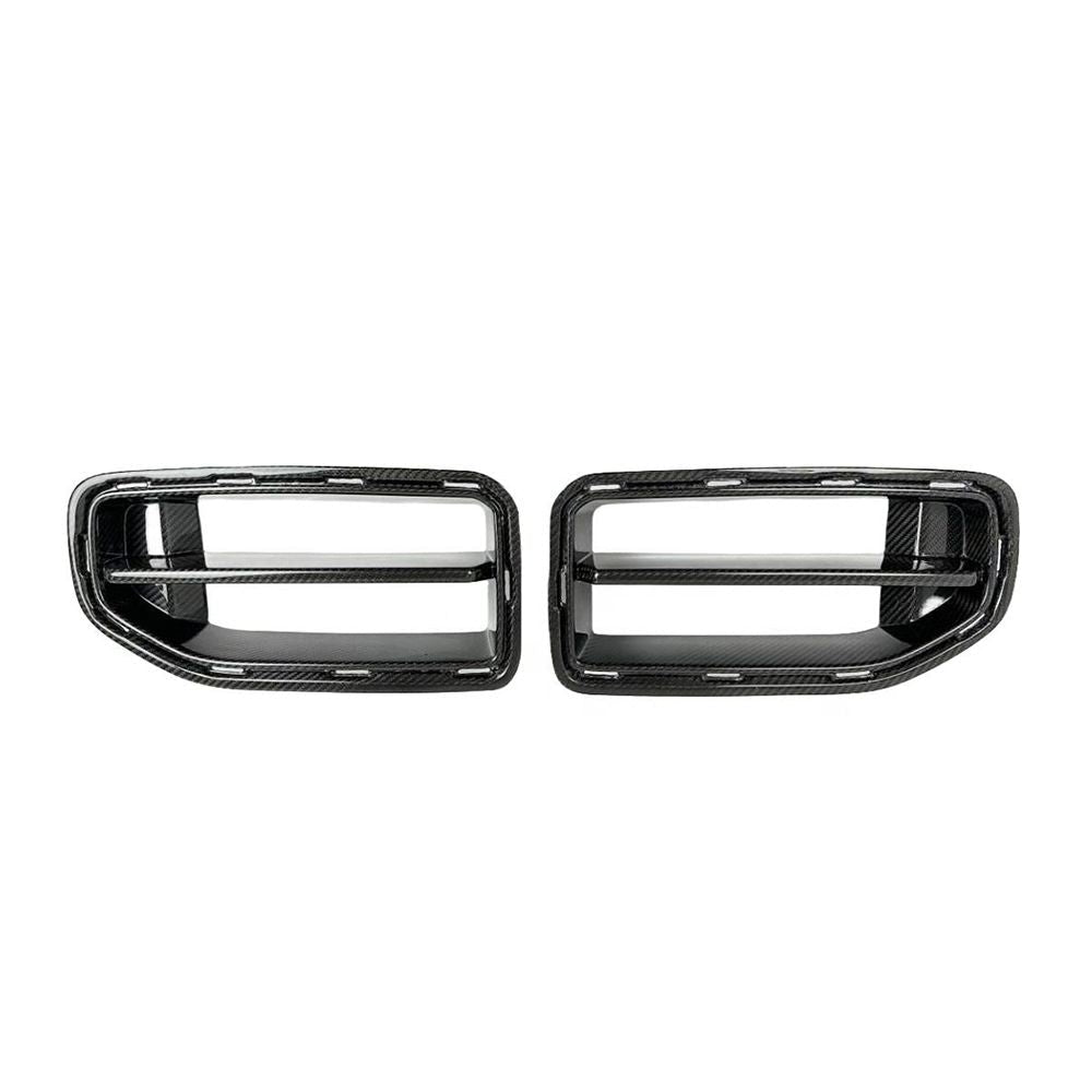 Carbon fiber front kidney grilles (MP Style) – BMW G87 M2