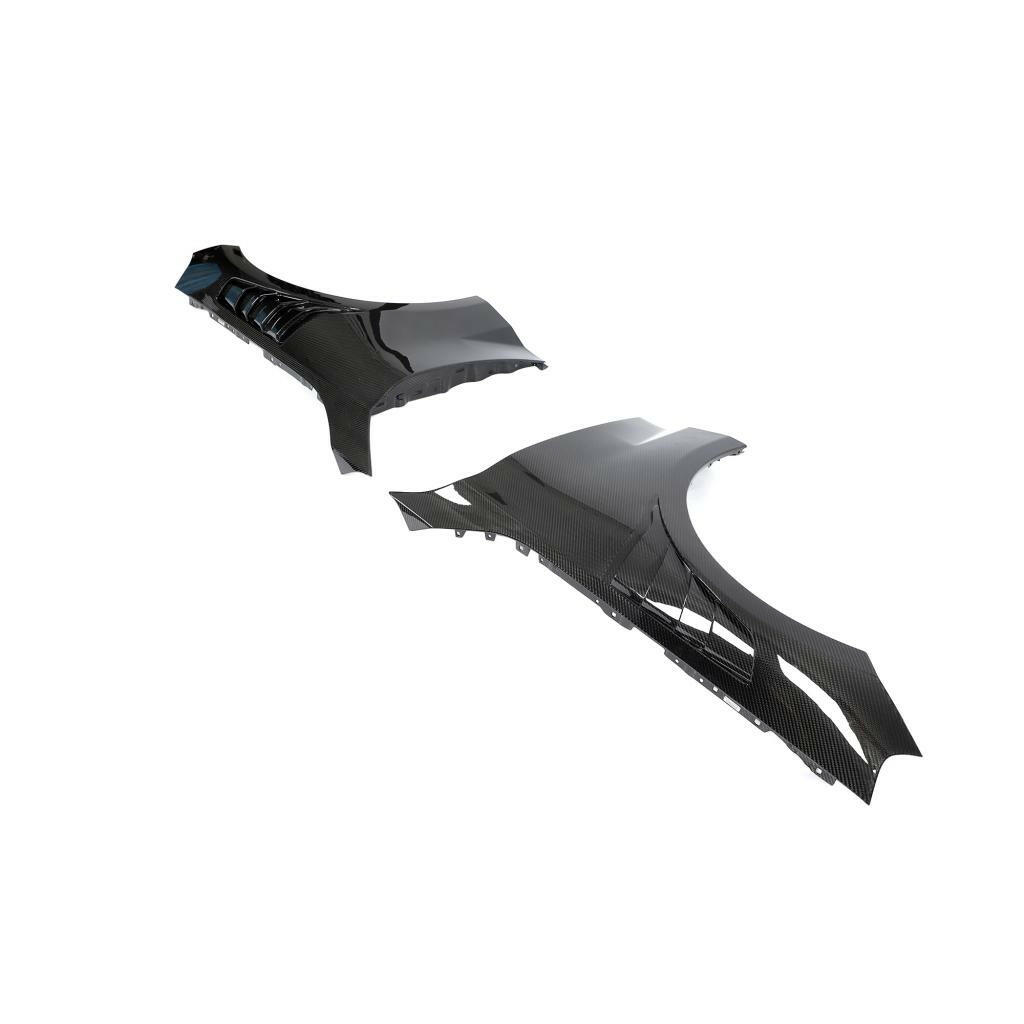 Szellőzős carbon fiber első sárvédőív pár (PM V1 Style) – BMW G87 M2