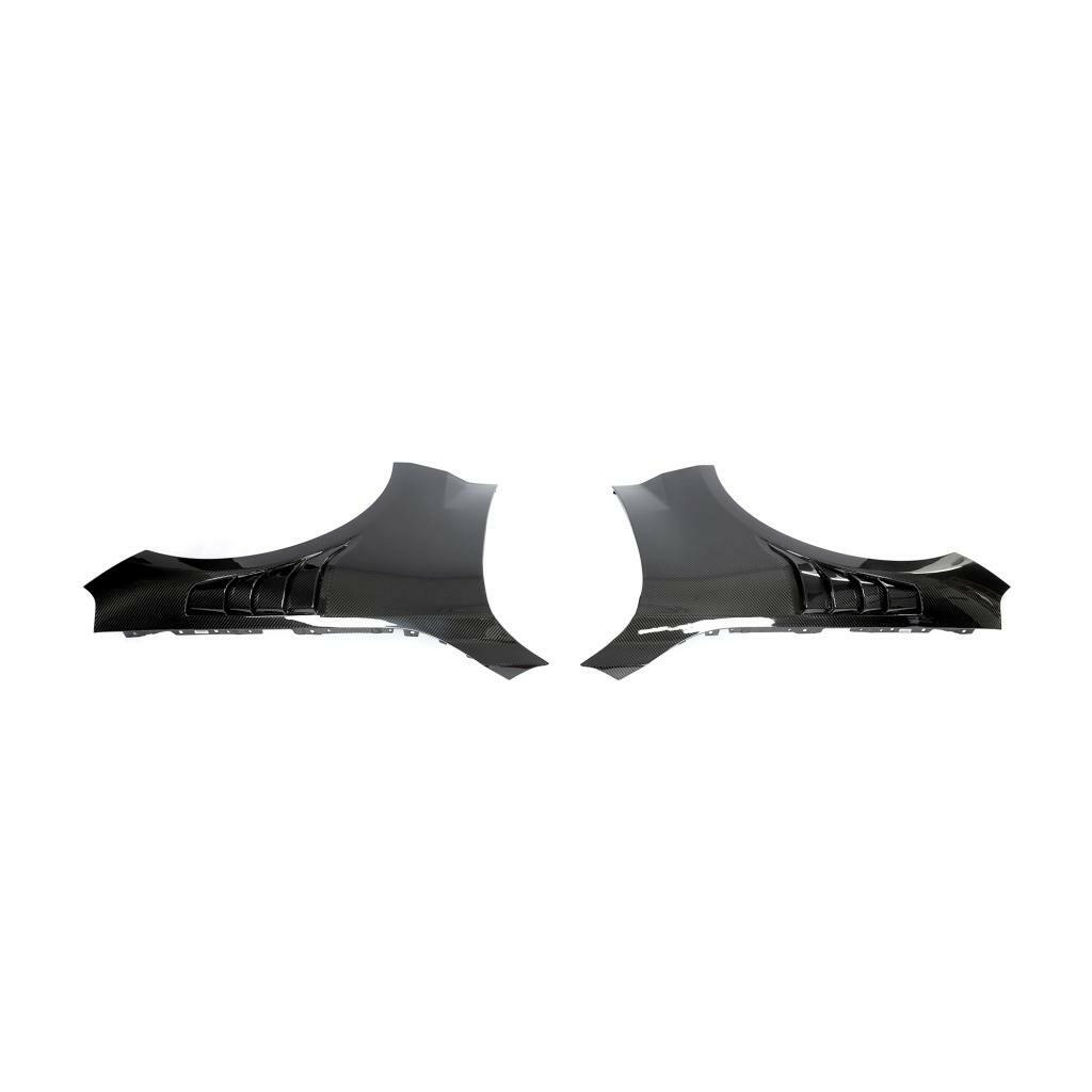 Szellőzős carbon fiber első sárvédőív pár felülről (PM V1 Style) – BMW G87 M2