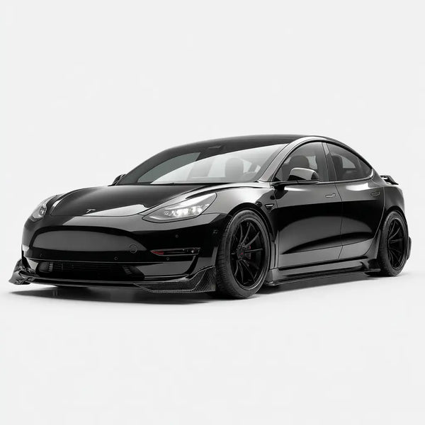 Fekete Tesla Model 3