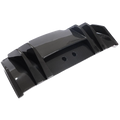 Carbon rear diffuser with center bridge and 4 fins, three-quarter view (VRS Style) – Audi R8 4S (2015–2018)