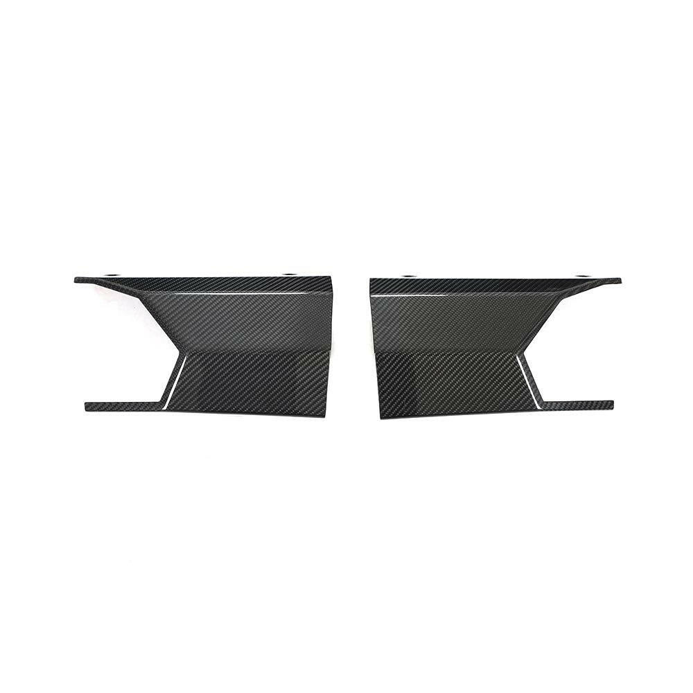 A diffúzor két carbon oldalsó sarokeleme hátulnézetből (Euro V1 Style) – Audi RS6 C8 / RS7 C8