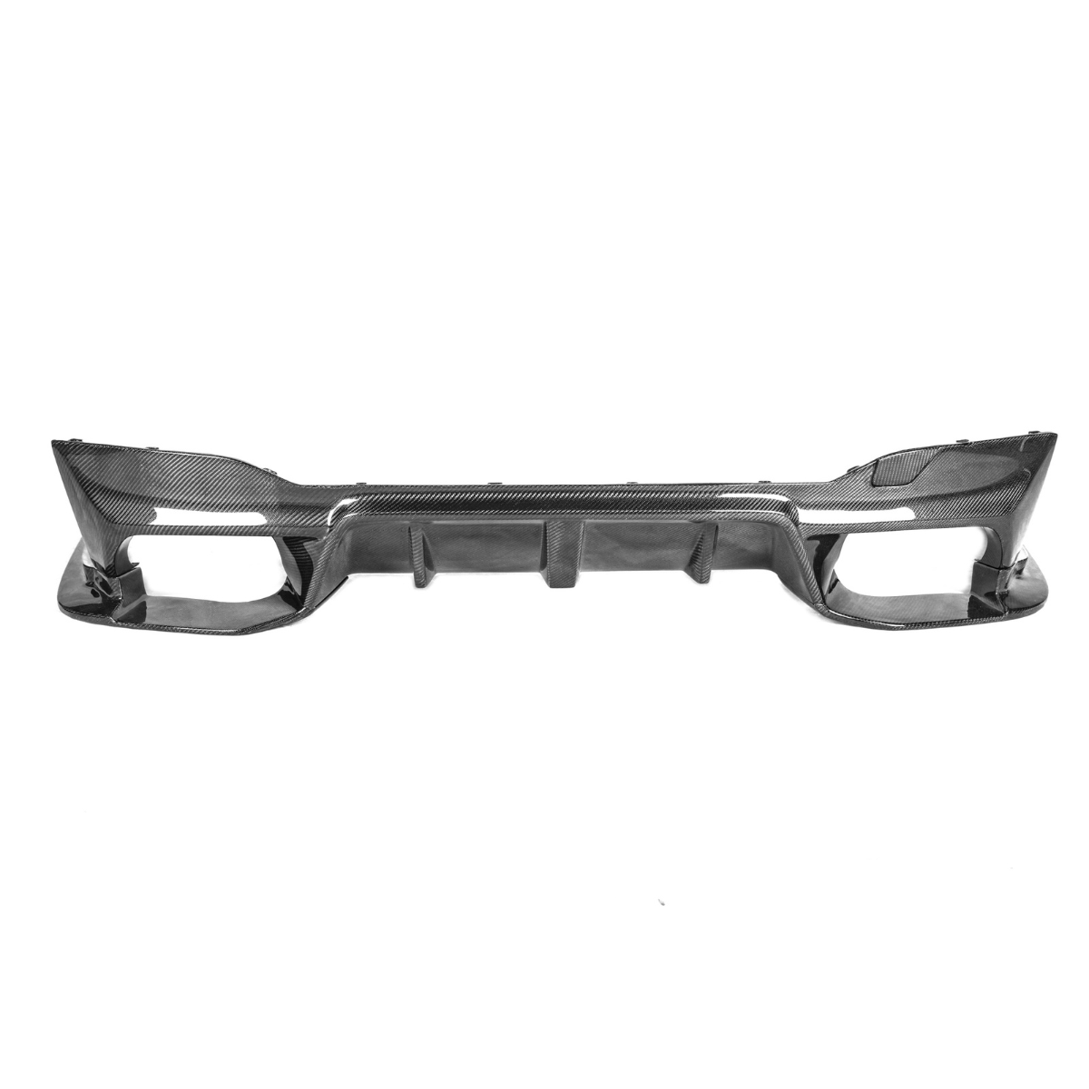 Carbon rear diffuser, low rear view (3D Style) – BMW F90 M5 and G30 5 Series
