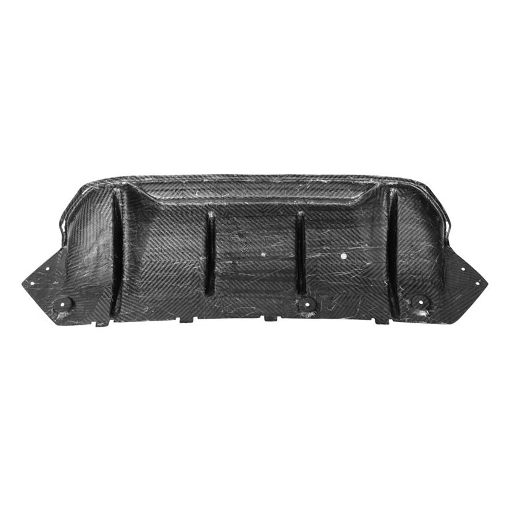 One-piece small carbon center rear diffuser, top view (PM Style) – BMW F90 M5