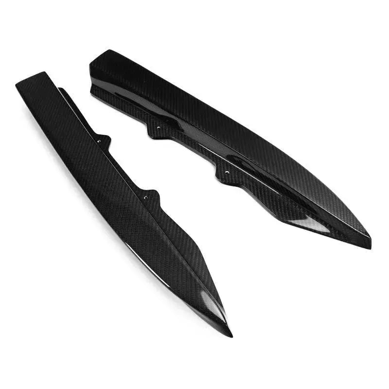 Carbon hátsó canard splitter pár felülnézetből, 2 darab (PSM Style) – BMW F30 3-as sorozat