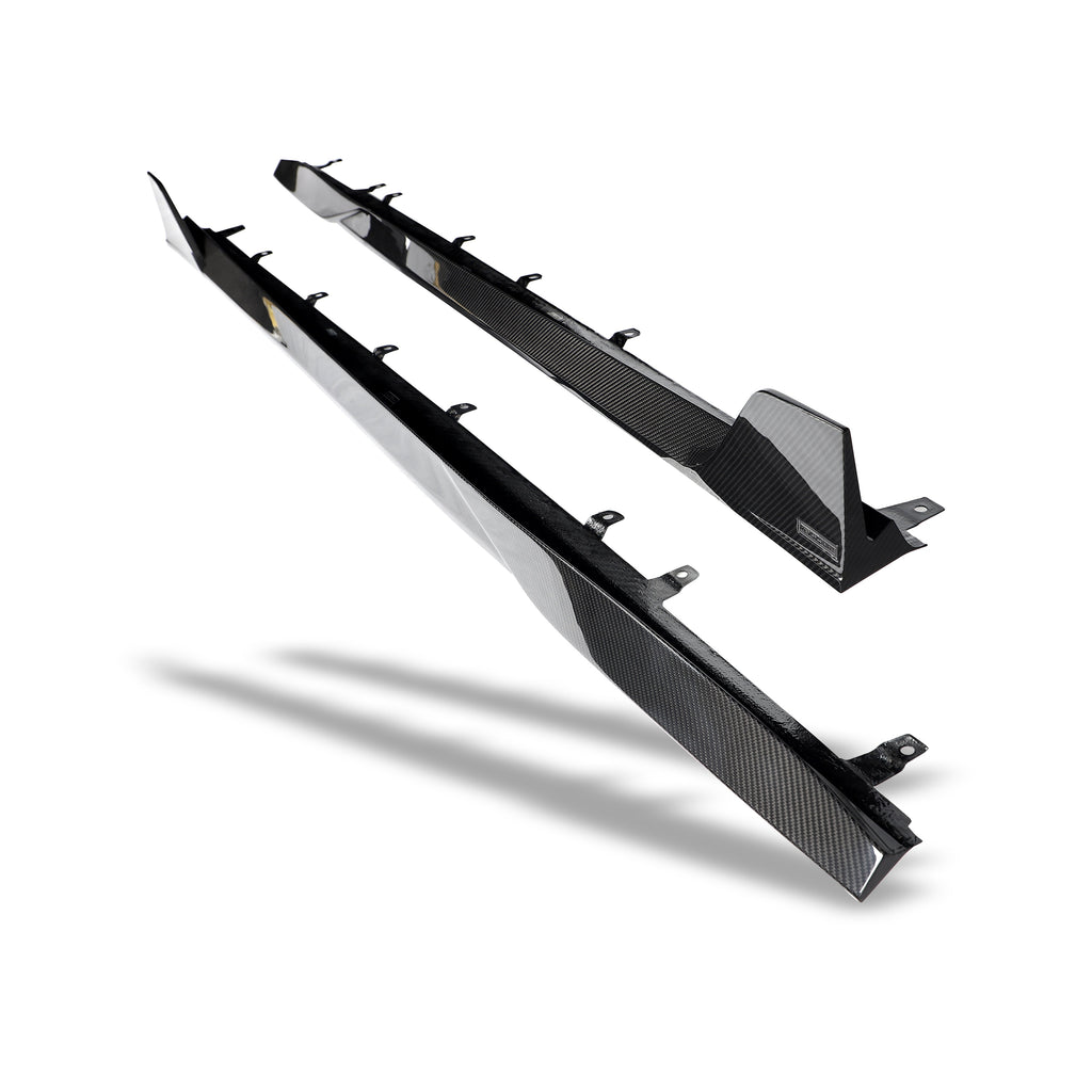 BMW M8 F93 Carbon Fiber Side Skirts