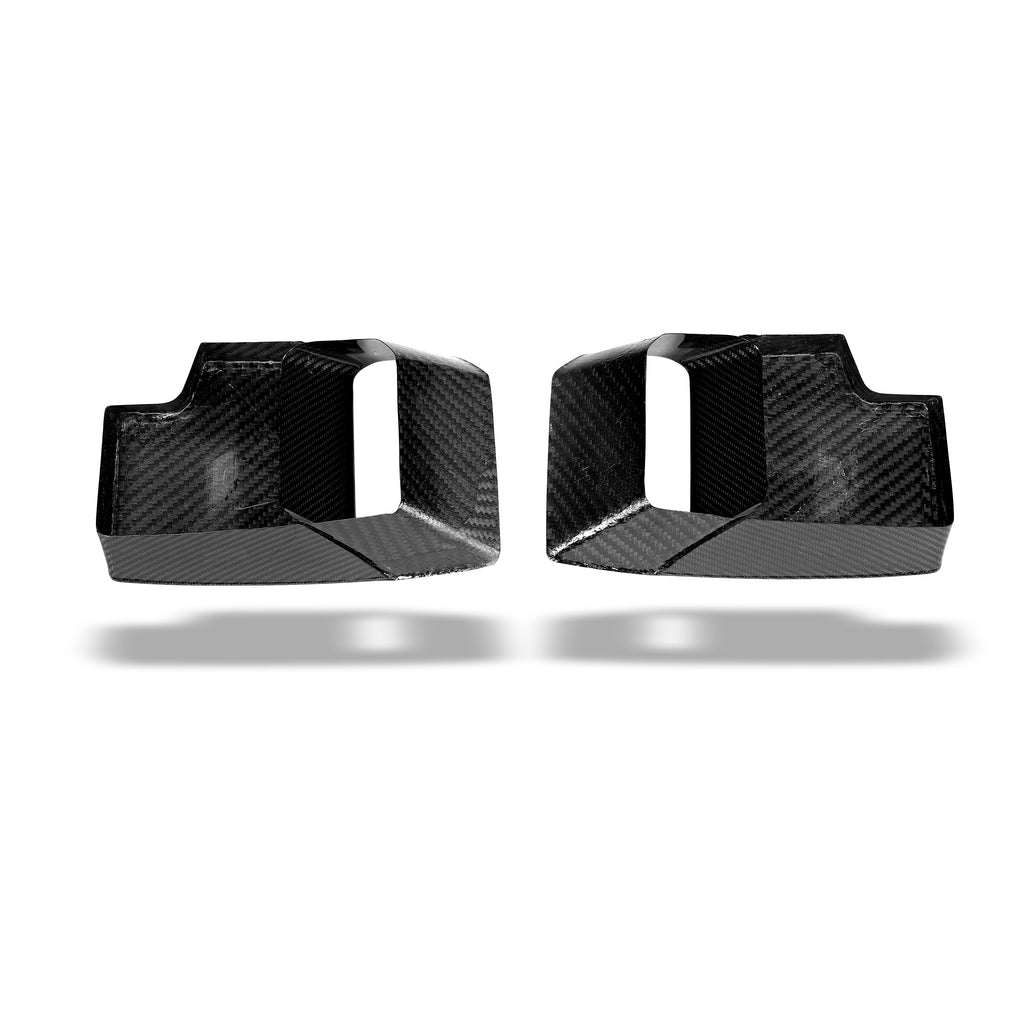 BMW M2 G87 Carbon Fiber Aero Front Bumper Block-Off Plates