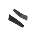 Carbon fiber front canard pair (2 pcs), angled view, on a white background (Euro V1 Style) – Audi RS6 C8 / RS7 C8