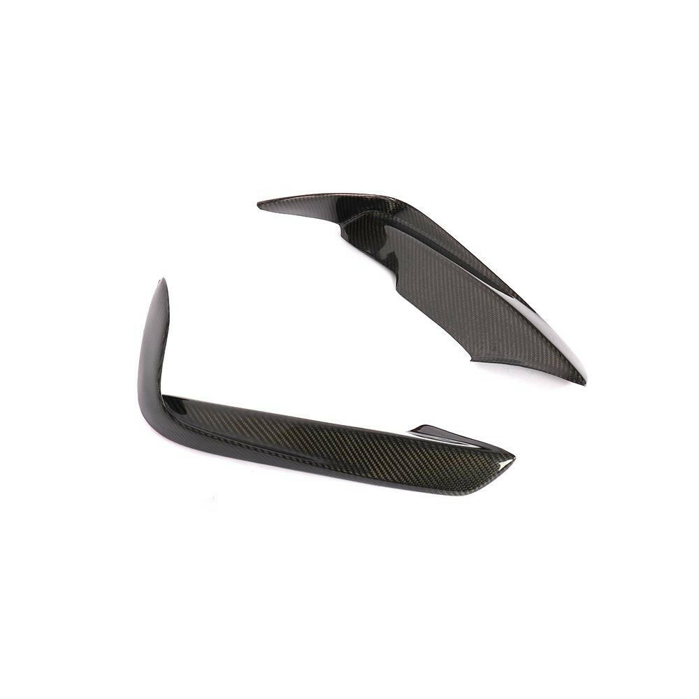 Ívelt carbon fiber felső canardok, 2 darab, felülnézetből – BMW F30 3-as sorozat