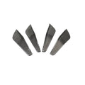 Carbon fiber légterelők bmw g87 m2 door handle trim with sleek textured weave and glossy finish for kipufogó rendszer