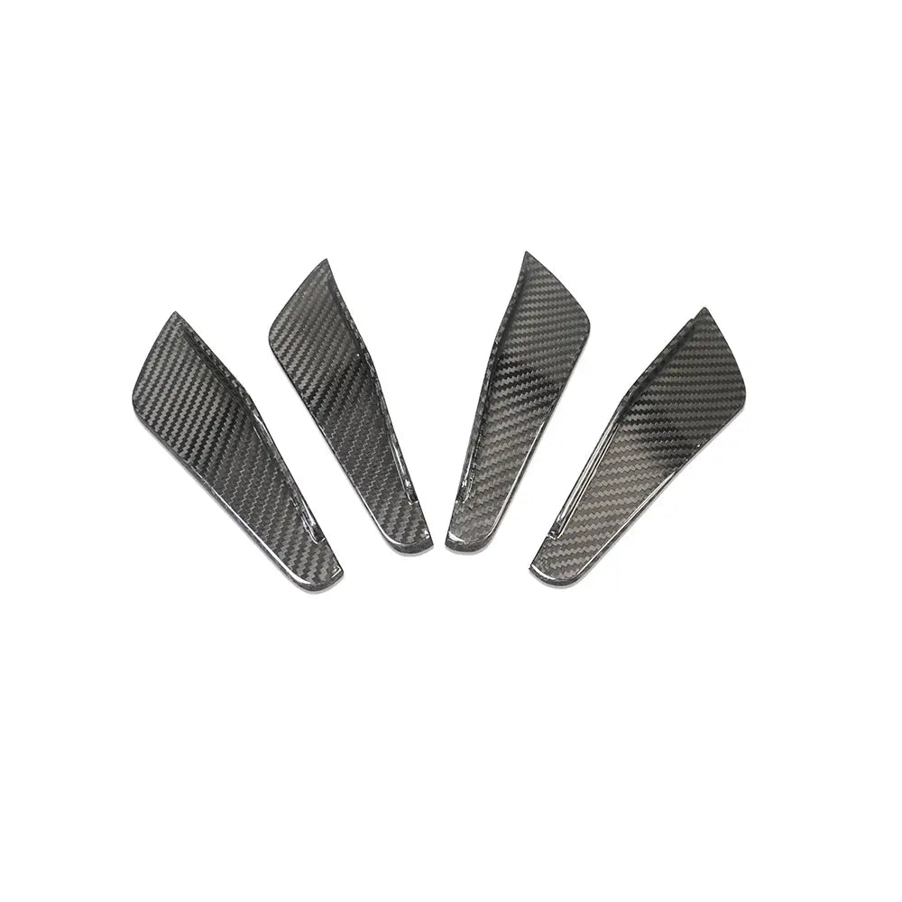 Carbon fiber légterelők bmw g87 m2 door handle trim with sleek textured weave and glossy finish for kipufogó rendszer
