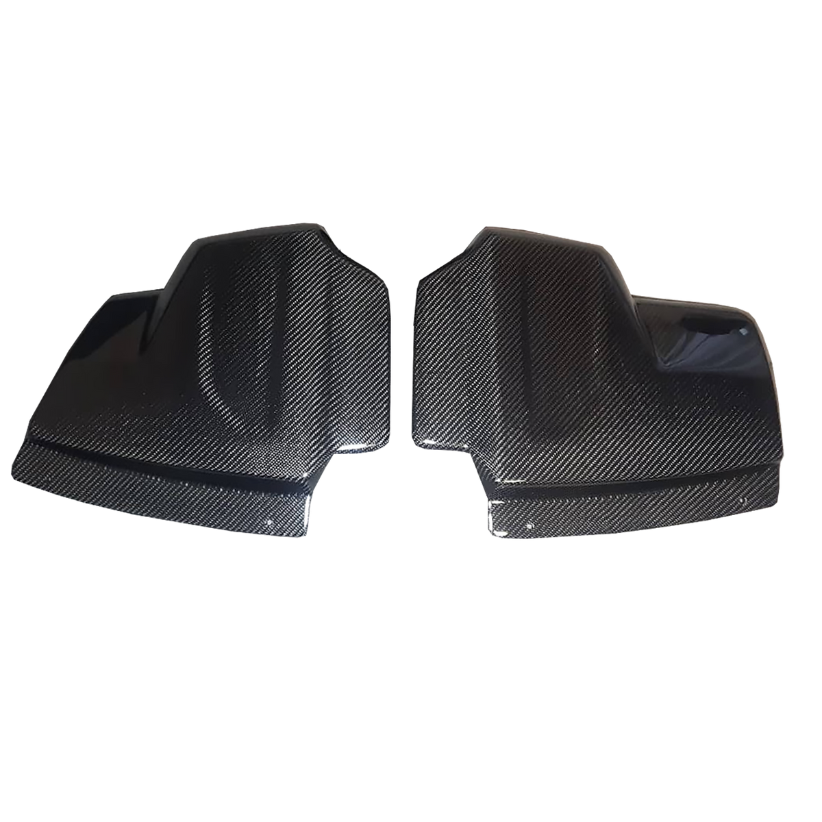 Két formázott carbon légszűrőház oldalpanel (bal + jobb) – Audi R8 4S Facelift