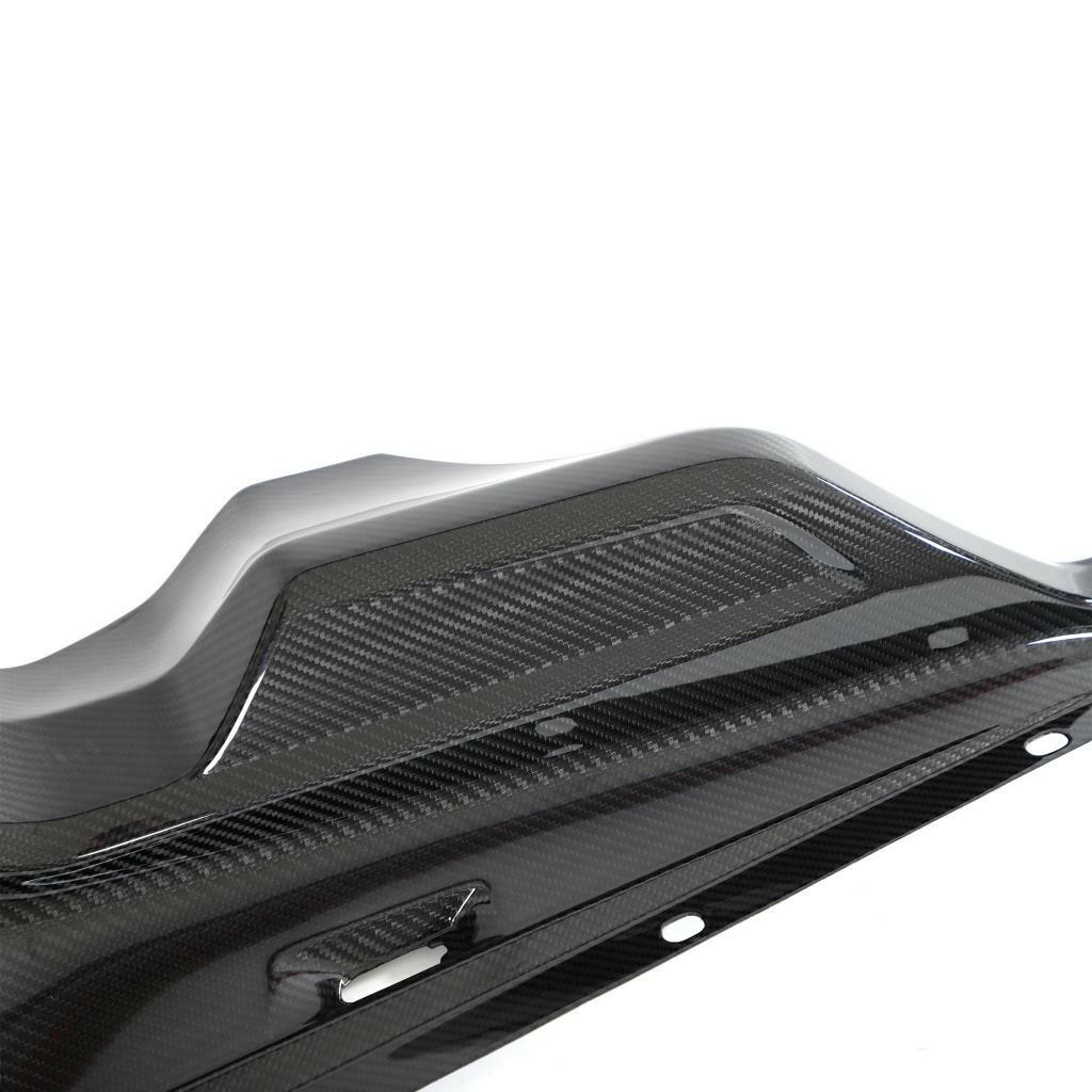 Close-up of the carbon engine bay panel weave, from the panel set – Audi R8 4S Facelift
