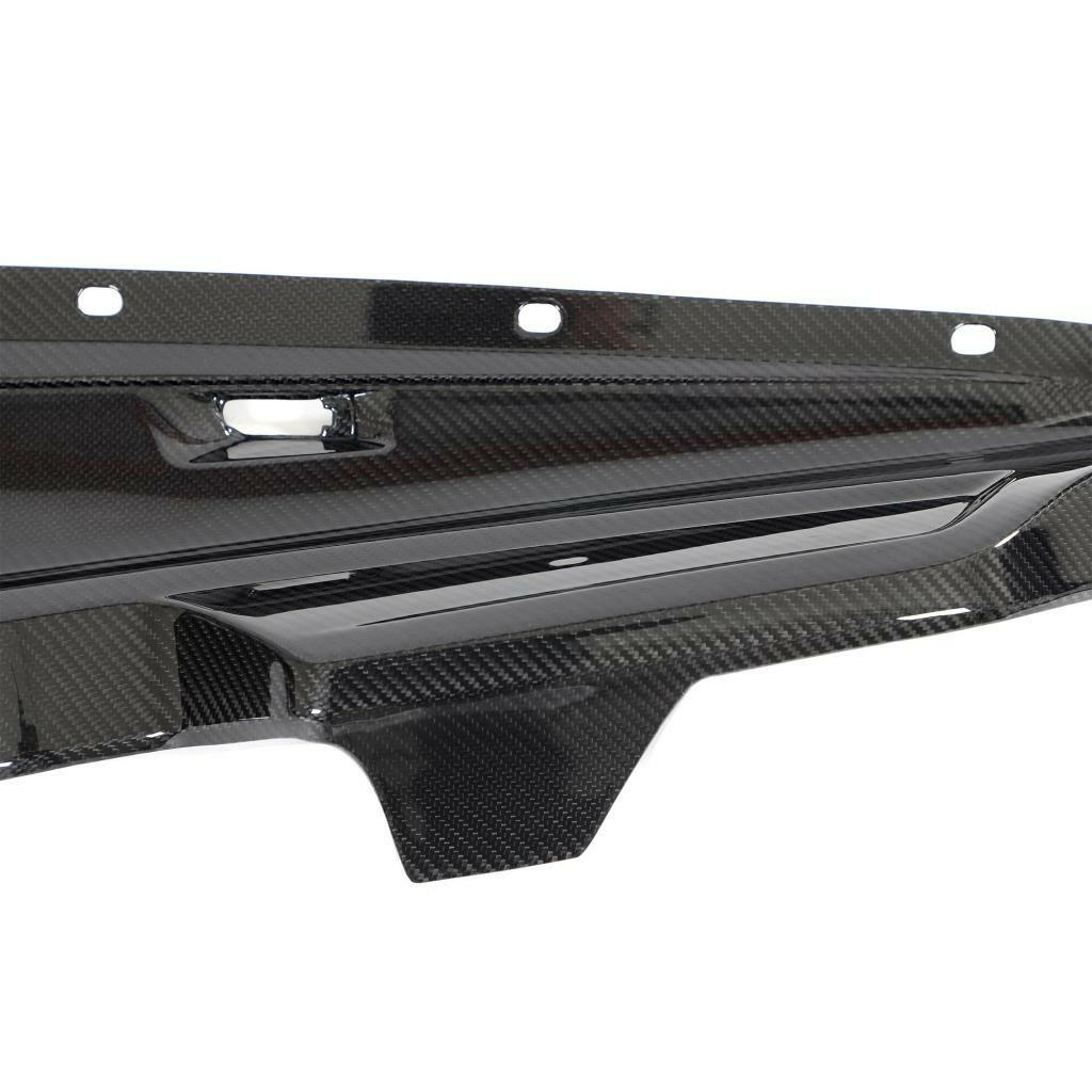 Close-up of carbon engine bay side panel with mounting tabs – Audi R8 4S Facelift