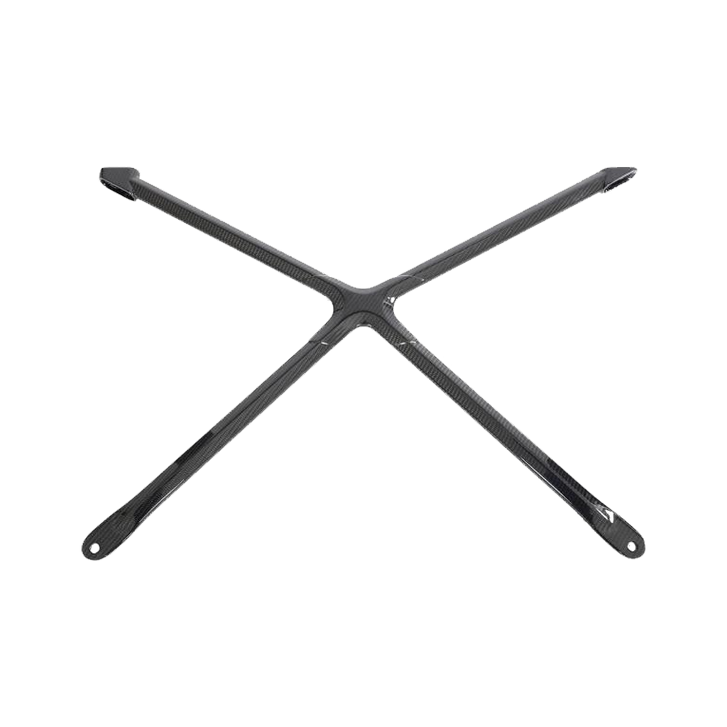 One-piece carbon X-brace, top view – Audi R8 4S