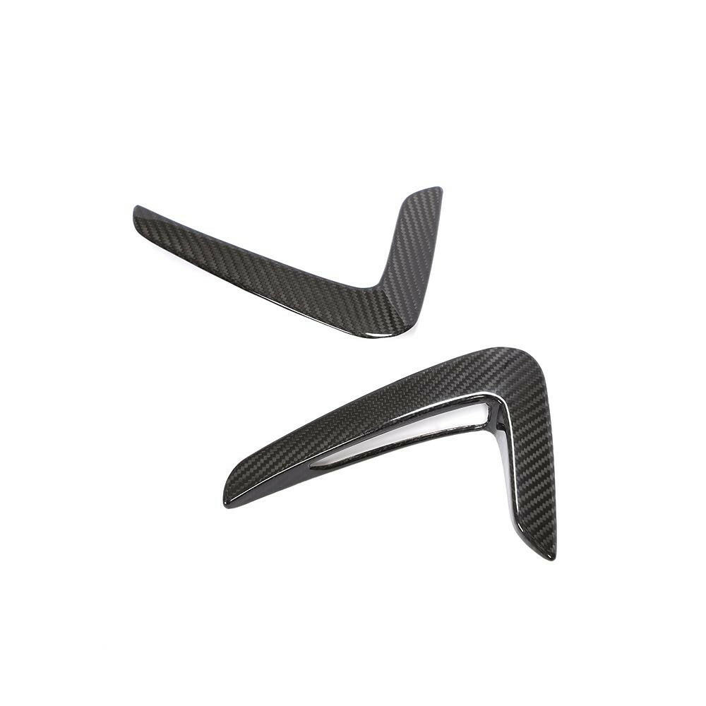 Carbon fiber oldalsó kopoltyú borítás pár felülnézetből – BMW F32 4-es sorozat