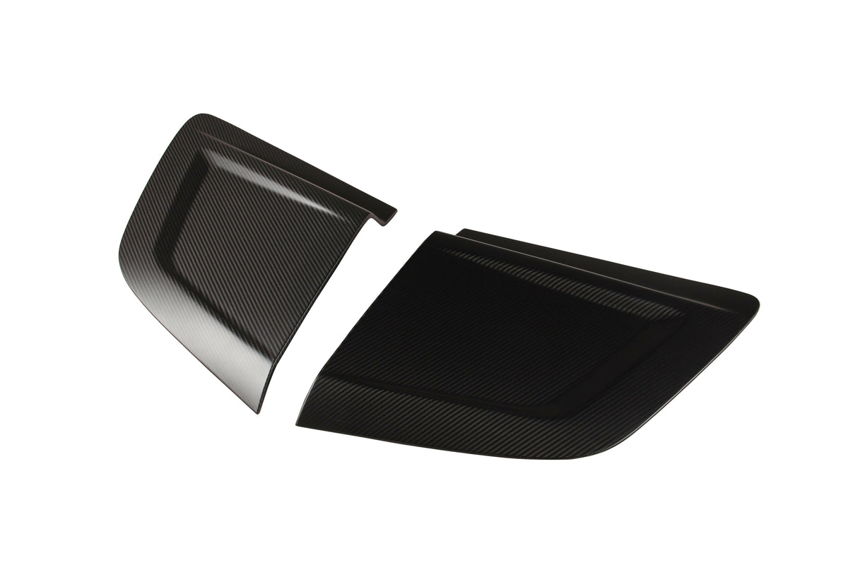 Carbon side blade panelpár kiemelt kerettel, ferde szögből (Paktechz Style) – Audi R8 4S Facelift