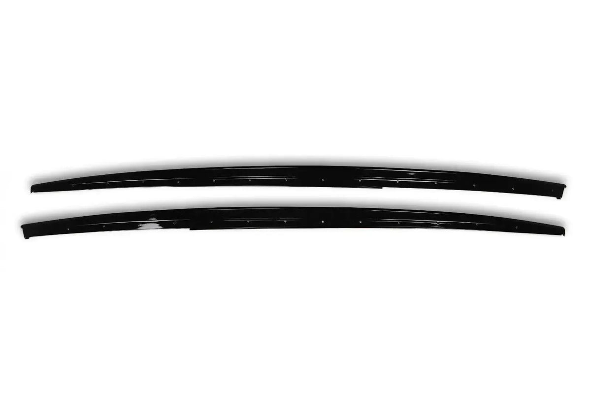 Fényes fekete ABS oldalsó szoknya pár oldalnézetből (MP Style) – BMW F30