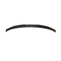 Keskeny, egyrészes carbon csomagtérajtó spoiler hátulnézetből (Euro V1 Style) – Audi RS6 Avant C8