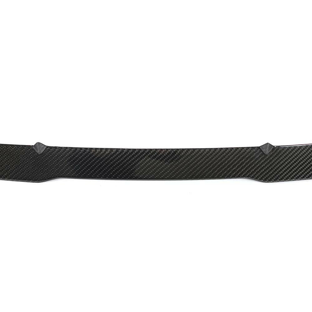 Vékony carbon csomagtérajtó spoiler középső része közelről (Euro V1 Style) – Audi RS6 Avant C8
