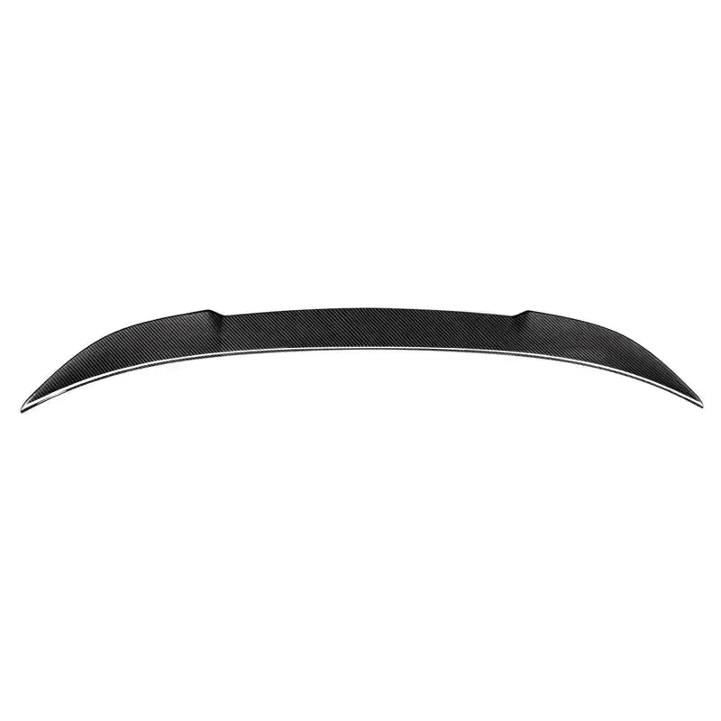 Carbon ducktail trunk spoiler, rear view, on a white background (CS Style) – BMW F90 M5 and G30 5 Series