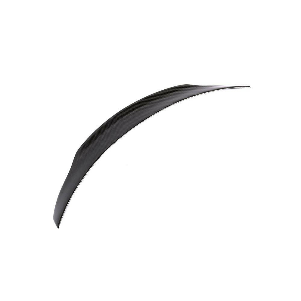 Közepes carbon ducktail spoiler oldalsó háromnegyedes nézetből (GTX Style) – Mercedes-AMG C63 W205 (szedán / kombi)