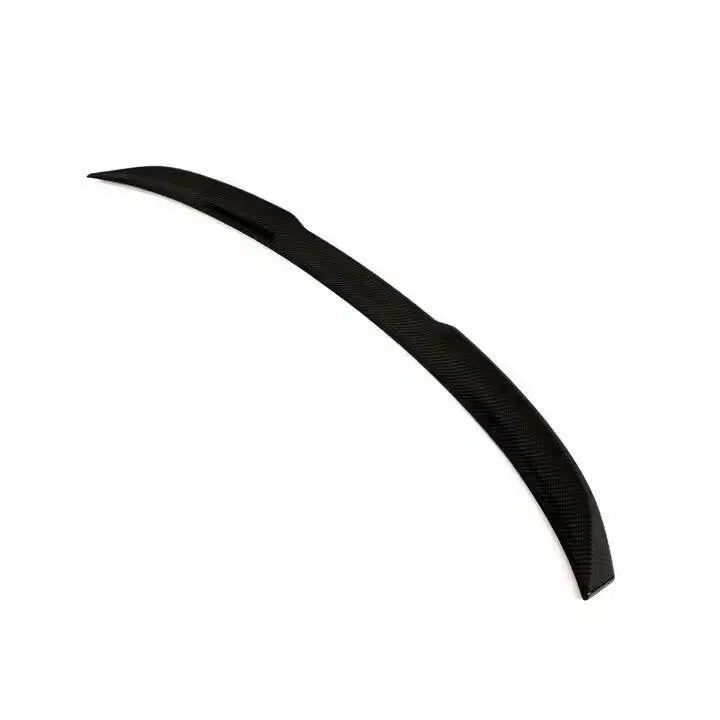 Fekete carbon fiber hátoldali szárny spoiler bmw m3 kipufogó és kipufogó rendszer kompatibilis g80 g81 m3 | g82 g83 m4
