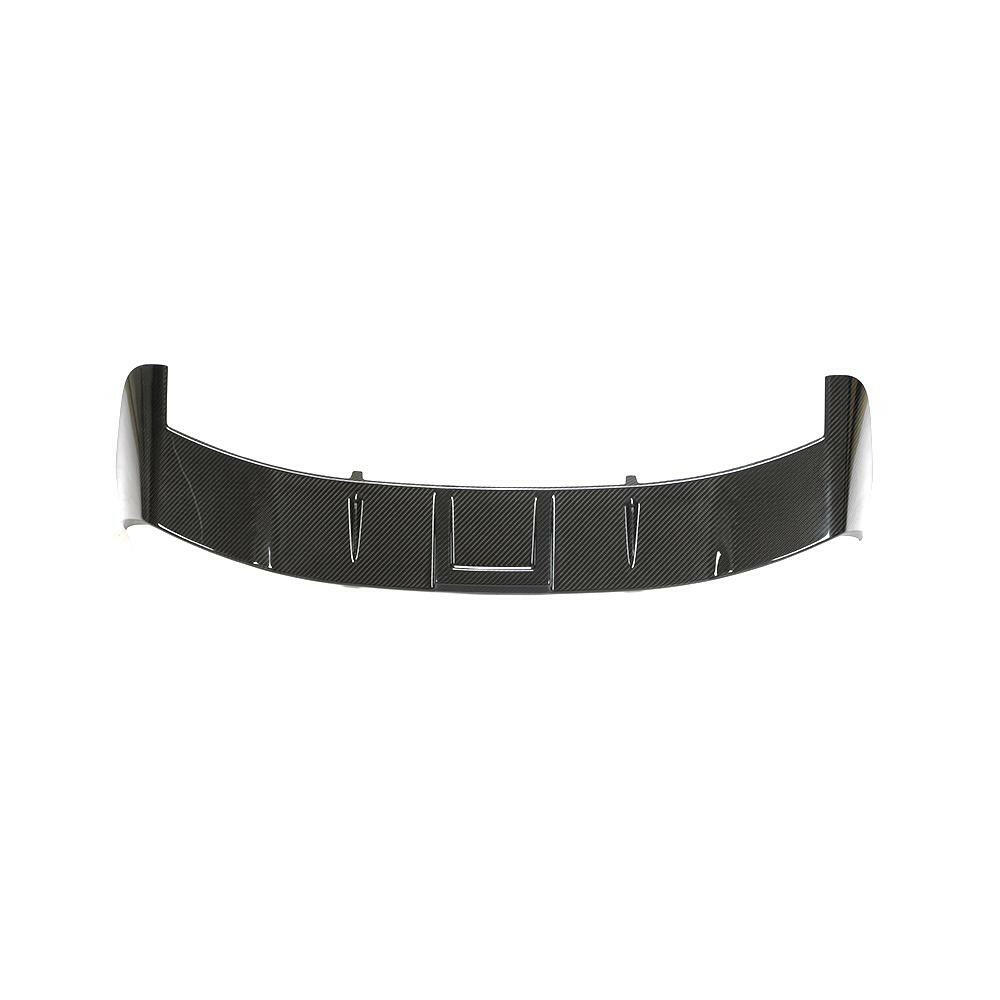 Carbon tetőspoiler függőleges bordasorral, hátulnézetből (Euro V3 Style) – Audi RS6 Avant C8