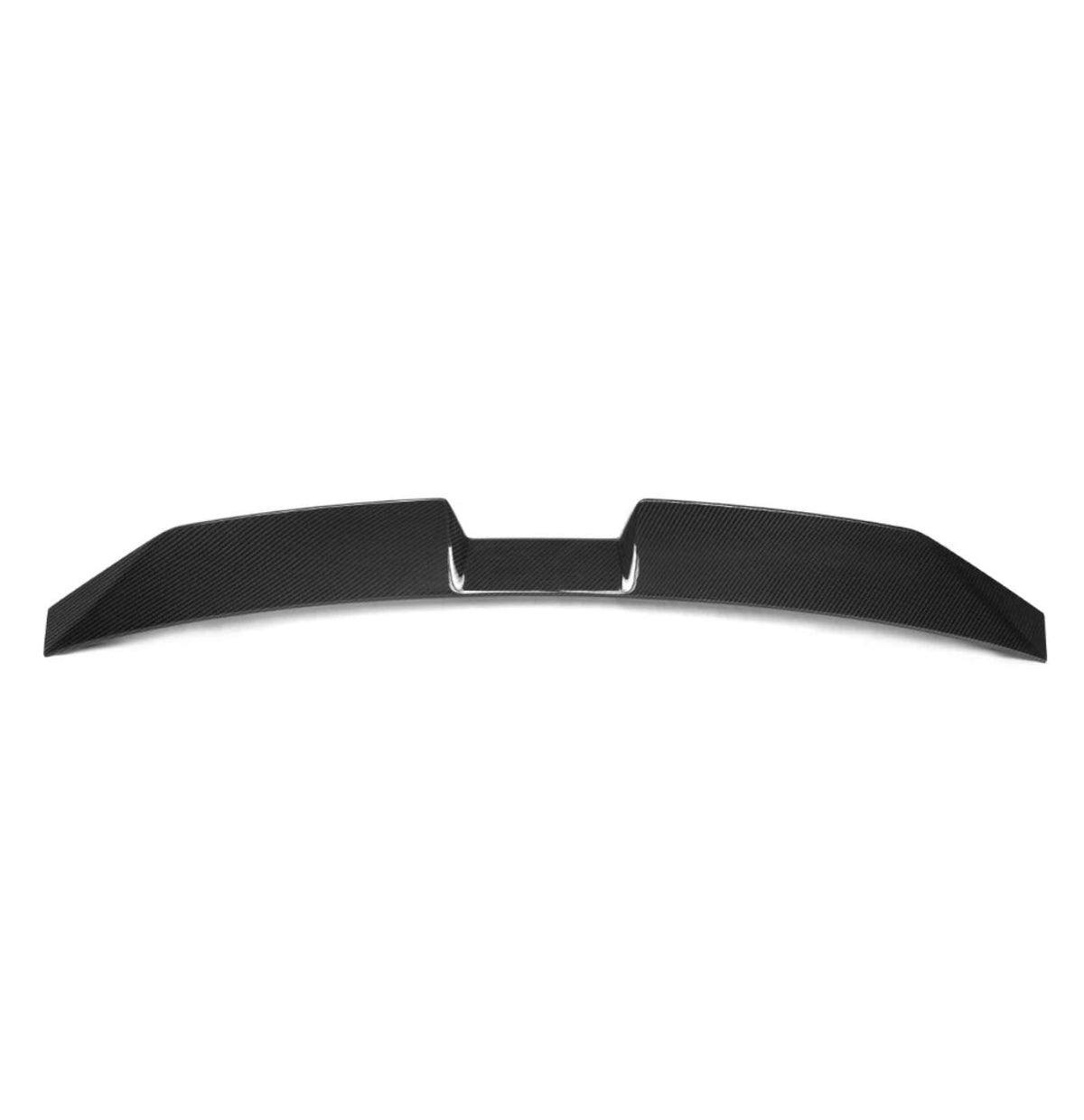 One-piece carbon fiber sedan roof spoiler, rear view (SQ Style) – BMW G90 M5