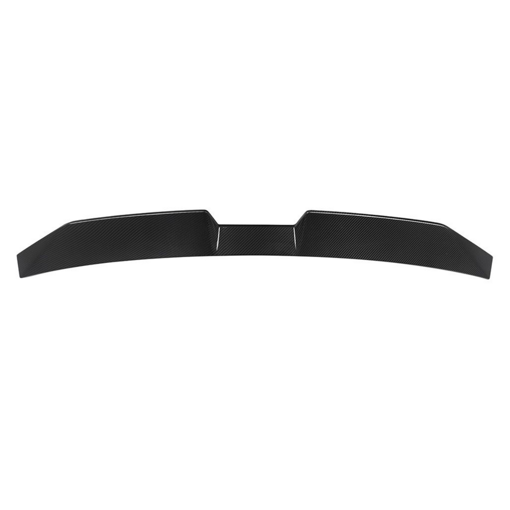 Carbon roof spoiler, top view, with stepped center section (SQ Style) – BMW G90 M5