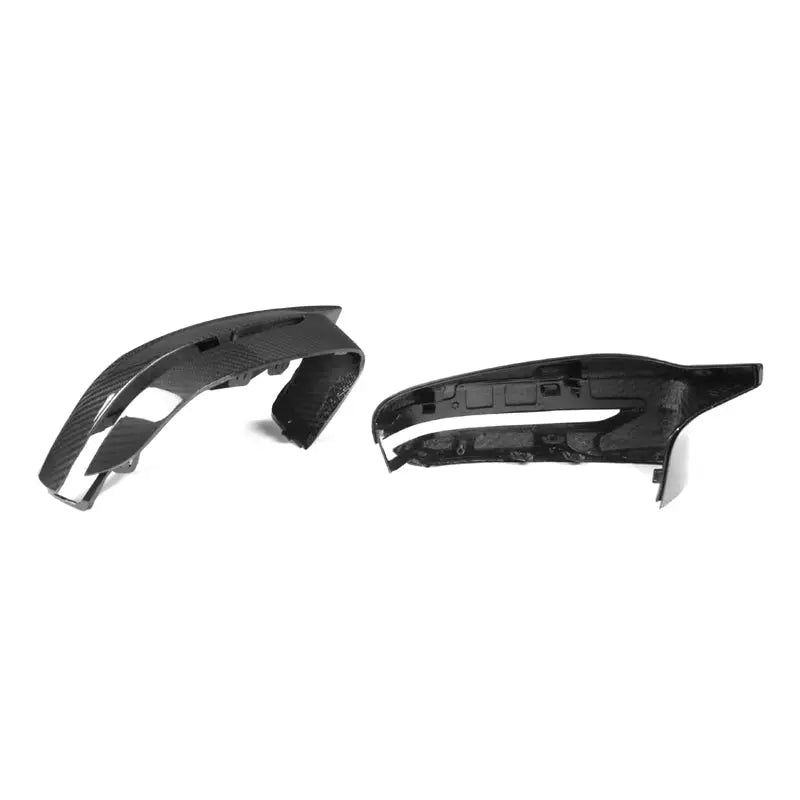Fekete carbon fiber tükörház borítás bmw m3 kipufogó rendszerhez g80 g81 m3 g82 g83 m4 g87 m2 modellekhez